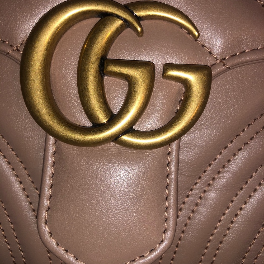 SOLD ‼️Gucci Marmont bag with handle blush Br - Picture 2 of 8
